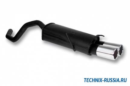 Спортивный глушитель 2x76mm Fiat Punto II 188 1.8HGT 16V/1.9JTD TA-TECHNIX 01FI003-1