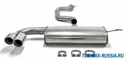 Выхлоп catback из нержавеющей стали 2x90mm Audi TT 8J 2WD 1.8 / 2.0T TA-TECHNIX 02AU007-5