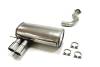 Выхлоп catback из нержавеющей стали 2x70mm BMW 3er Serie E90 / E91 2.5 / 3.0 TA-TECHNIX 02BM010-19