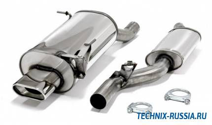 Выхлоп catback из нержавеющей стали 70x140mm BMW Z3 Serie E36 1.8 TA-TECHNIX 02BM013-23