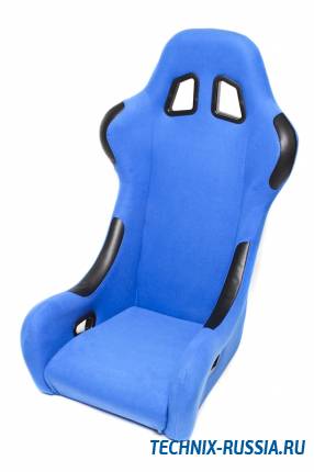 Спортивное сиденье ковш TA-TECHNIX 117S1B ткань синий