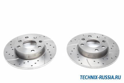 Тормозные диски 236mm с перфорацией и насечками Opel Kadett D,E TA-TECHNIX EVOBS1008P