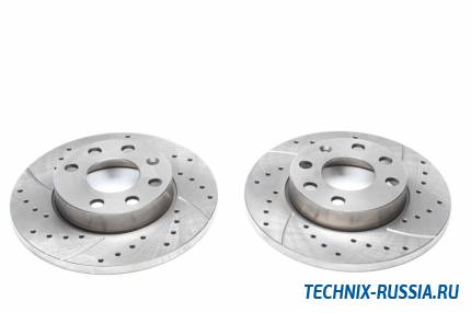 Тормозные диски 236mm с перфорацией и насечками Opel Kadett D,E TA-TECHNIX EVOBS1009P