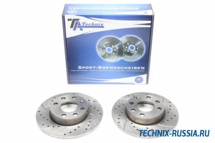 Тормозные диски 236mm с перфорацией и насечками Opel Kadett D,E TA-TECHNIX EVOBS1009P