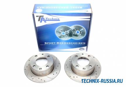 Тормозные диски 224mm с перфорацией и насечками Citroen BX TA-TECHNIX EVOBS1026P