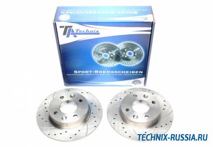 Тормозные диски 238mm с перфорацией и насечками Renault Super 5 TA-TECHNIX EVOBS1031P