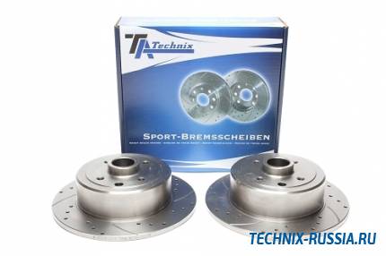 Тормозные диски 261 mm с перфорацией и насечками Opel Kadett E TA-TECHNIX EVOBS1051P