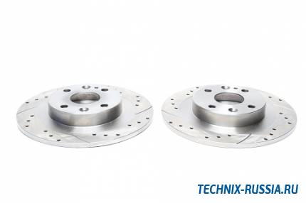 Тормозные диски 251 mm с перфорацией и насечками Mazda MX-5 NA/ NB TA-TECHNIX EVOBS1065P