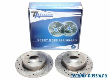 Тормозные диски 234mm с перфорацией и насечками Nissan Micra K11 TA-TECHNIX EVOBS1194P