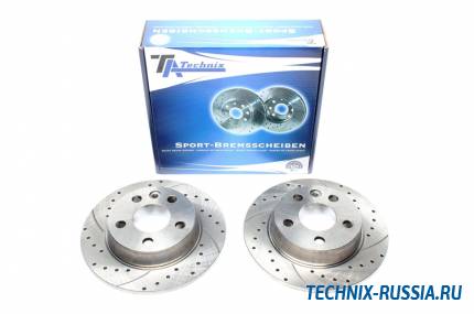 Тормозные диски 268mm с перфорацией и насечками VW Sharan TA-TECHNIX EVOBS1216P