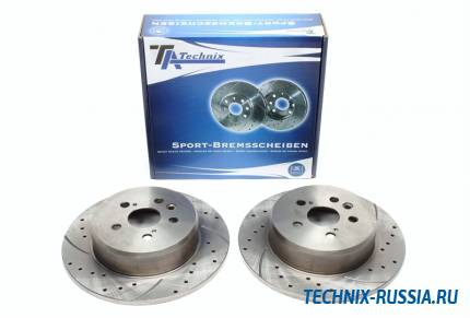 Тормозные диски 288mm с перфорацией и насечками Toyota Celica T18 TA-TECHNIX EVOBS1223P