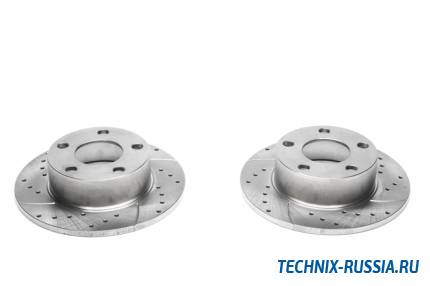 Тормозные диски 245mm с перфорацией и насечками Audi 200 44 TA-TECHNIX EVOBS1246P