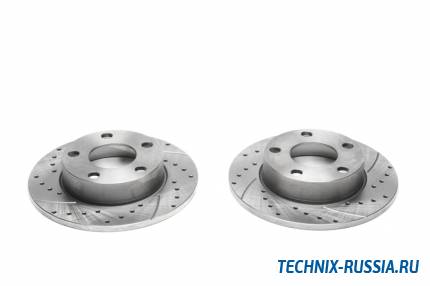 Тормозные диски 245mm с перфорацией и насечками Audi 100 44 TA-TECHNIX EVOBS1249P