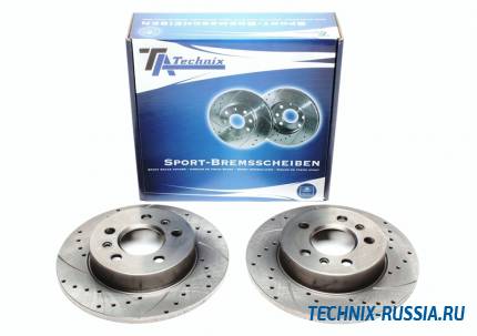 Тормозные диски 265mm с перфорацией и насечками Renault Laguna I Grandtour TA-TECHNIX EVOBS1286P