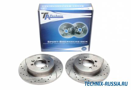 Тормозные диски 265mm с перфорацией и насечками Renault Laguna I Grandtour TA-TECHNIX EVOBS1287P