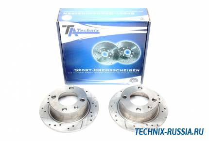 Тормозные диски 224mm с перфорацией и насечками Citroen Xantia TA-TECHNIX EVOBS1289P