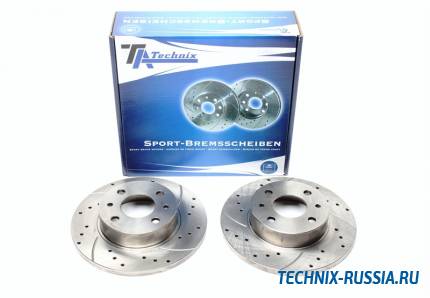 Тормозные диски 240,5mm с перфорацией и насечками Autobianchi Autobianchi Y10 TA-TECHNIX EVOBS1339P