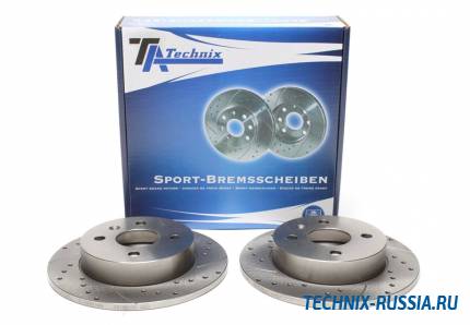 Тормозные диски 240 mm с перфорацией и насечками Opel Astra J Sports Tourer TA-TECHNIX EVOBS1389P