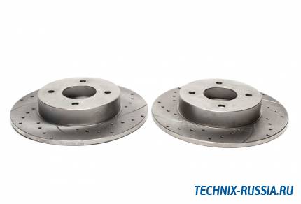 Тормозные диски 278 mm с перфорацией и насечками Nissan Primera W10 TA-TECHNIX EVOBS1431P