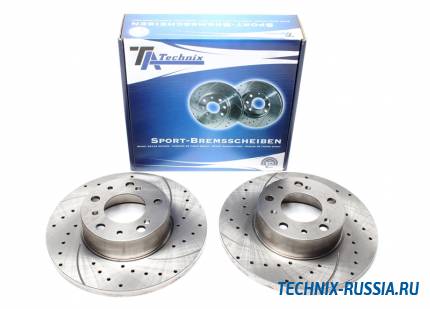 Тормозные диски 290mm с перфорацией и насечками Peugeot 5 Kasten/Pritsche TA-TECHNIX EVOBS1472P