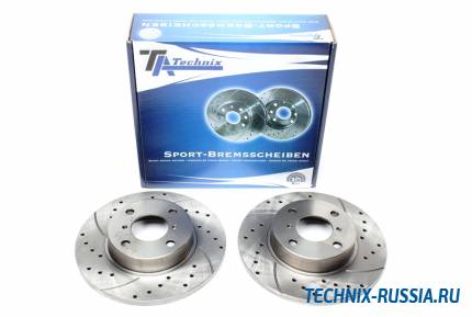 Тормозные диски 246,5mm с перфорацией и насечками Suzuki Wagon R+ TA-TECHNIX EVOBS1483P