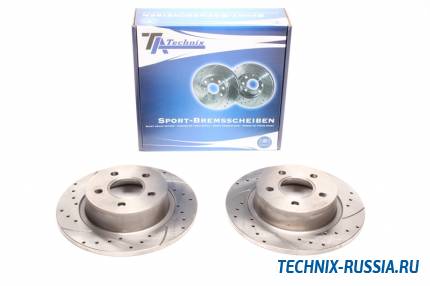 Тормозные диски 278mm с перфорацией и насечками Ford Ford Transit Connect TA-TECHNIX EVOBS1486P