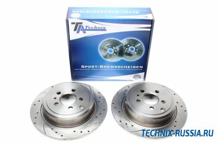 Тормозные диски 295mm с перфорацией и насечками Peugeot 806 TA-TECHNIX EVOBS1532P