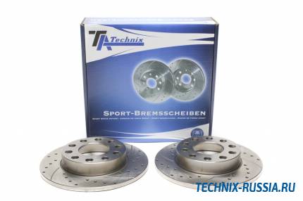 Тормозные диски 245 mm с перфорацией и насечками Audi A4 B6 Avant TA-TECHNIX EVOBS1536P