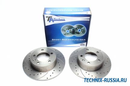 Тормозные диски 305mm с перфорацией и насечками Nissan Pritsche TA-TECHNIX EVOBS1584P