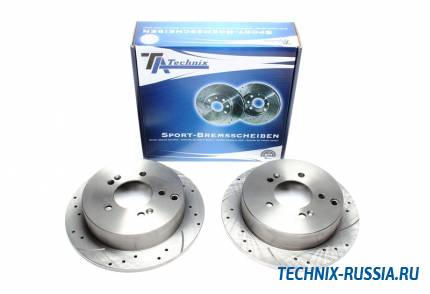 Тормозные диски 284mm с перфорацией и насечками Hyundai iX35 TA-TECHNIX EVOBS1600P