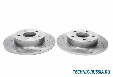 Тормозные диски 278 mm с перфорацией и насечками Nissan Primera P11 TA-TECHNIX EVOBS1621P