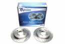 Тормозные диски 234mm с перфорацией и насечками Kia Picanto TA-TECHNIX EVOBS1656P