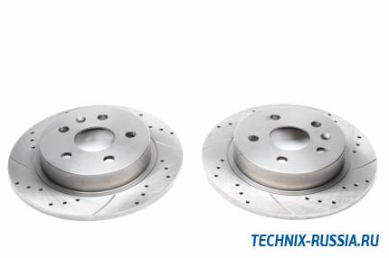 Тормозные диски 292mm с перфорацией и насечками Saab 9-5 TA-TECHNIX EVOBS1841P