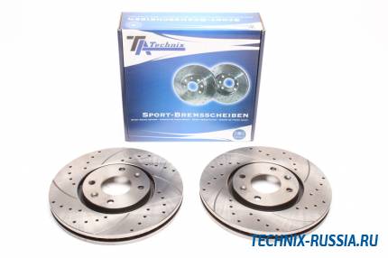 Тормозные диски 288mm с перфорацией и насечками Citroen Xantia TA-TECHNIX EVOBS20032P