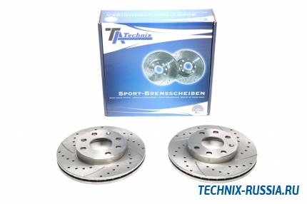 Тормозные диски 236mm с перфорацией и насечками Opel Kadett E Kasten TA-TECHNIX EVOBS2007P