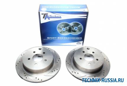 Тормозные диски 308mm с перфорацией и насечками Infiniti M TA-TECHNIX EVOBS20116P