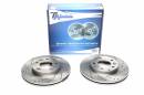 Тормозные диски 273,5mm с перфорацией и насечками Mazda Premacy TA-TECHNIX EVOBS20209P