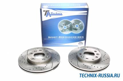 Тормозные диски 273,5mm с перфорацией и насечками Mazda 626 V SW TA-TECHNIX EVOBS20209P