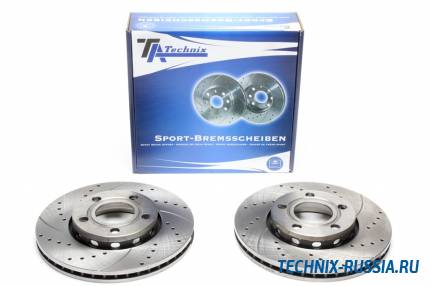 Тормозные диски 276mm с перфорацией и насечками Audi 100 44 TA-TECHNIX EVOBS20301P