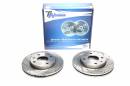 Тормозные диски 257mm с перфорацией и насечками Hyundai Elantra XD TA-TECHNIX EVOBS20324P