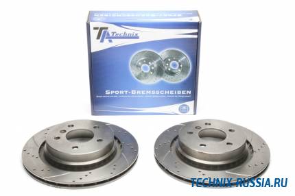 Тормозные диски 312mm с перфорацией и насечками BMW 3er M3 TA-TECHNIX EVOBS20335P