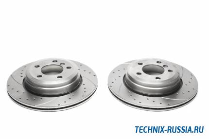 Тормозные диски 324mm с перфорацией и насечками BMW 7er E65 E66 TA-TECHNIX EVOBS20355P