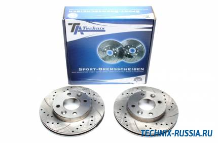 Тормозные диски 238mm с перфорацией и насечками Renault R21 B48 TA-TECHNIX EVOBS2040P