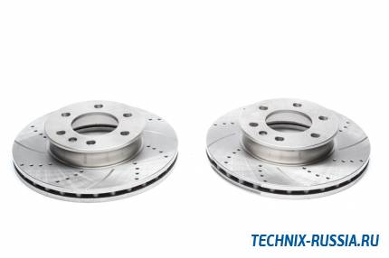 Тормозные диски 299,6mm с перфорацией и насечками VW Crafter 30-50 TA-TECHNIX EVOBS20455P