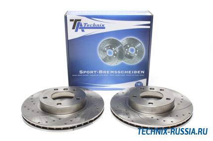 Тормозные диски 286 mm с перфорацией и насечками BMW 3er E36 Touring TA-TECHNIX EVOBS2052P