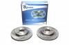 Тормозные диски 256mm с перфорацией и насечками Hyundai Accent III MC седан TA-TECHNIX EVOBS20548P