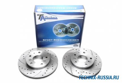 Тормозные диски 264mm с перфорацией и насечками Mazda 626 III TA-TECHNIX EVOBS2060P