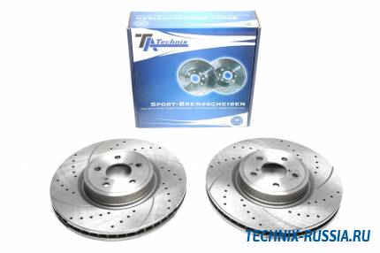 Тормозные диски 316mm с перфорацией и насечками Subaru Outback BM BR TA-TECHNIX EVOBS20630P