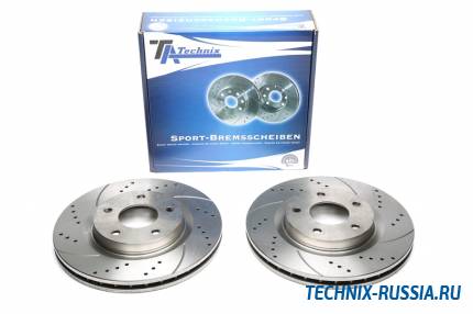 Тормозные диски 294mm с перфорацией и насечками Chrysler Sebring TA-TECHNIX EVOBS20795P