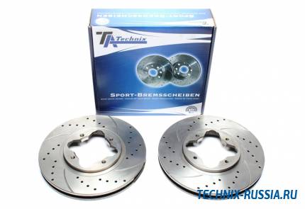 Тормозные диски 282mm с перфорацией и насечками Honda Accod V TA-TECHNIX EVOBS2136P